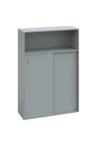 SPD 42/100 skříň s posuvnými dveřmi/nika, 1450x1000x400, šedá